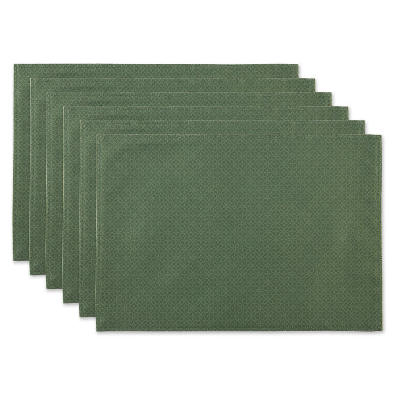 Serviette 13 po Jakevious, Vert