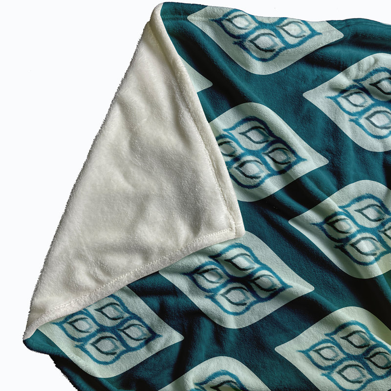 Aviva Plain Weave / Muslin Throw Blanket, Teal