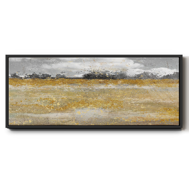 Meadow Shimmer II - toile encadrée, H 20 po x l 50 po