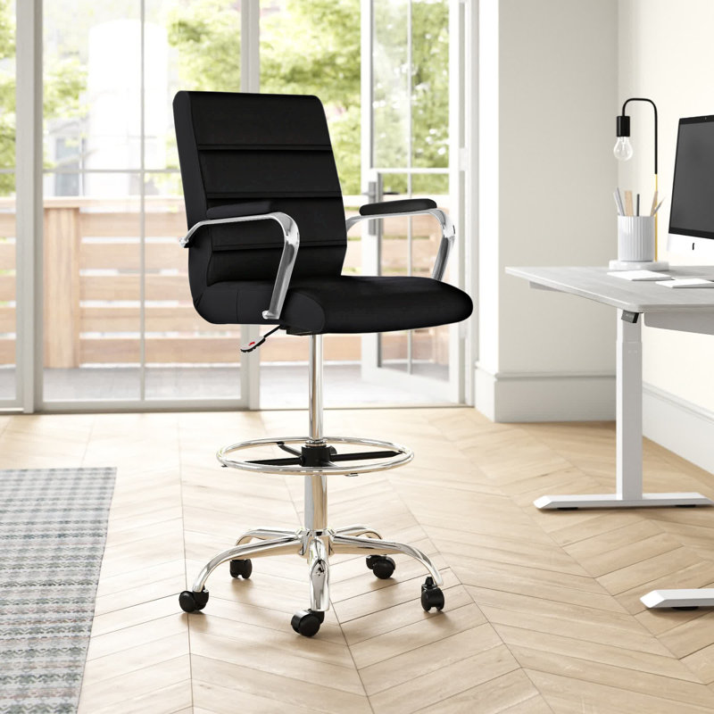 Chaise de bureau ergonomique Adjuto, Noir