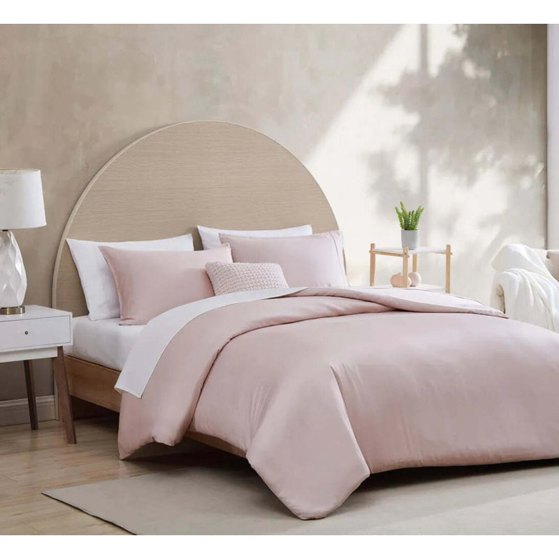 Natural Premium Duvet Cover, King Duvet Cover, Blush