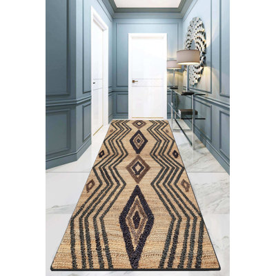 Luxurious Hall Carpet, 3.3 x 4.9 Feet, 100% Polyester, 0.4 in Pile Height | Antibacterial, Non-Slip Underside, Machine Washable | Perfect for Entryways & Living Rooms, Durable & Easy to Maintain