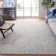 Linsly Geometric Handmade Tufted Wool/Cotton Light Green/Ivory Area Rug
