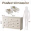 Commode 7 tiroirs Marizela-1849170377