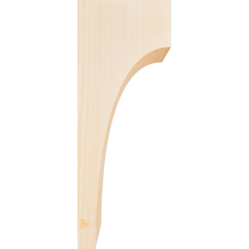 Huntington Corbel, H 20 po x l 5,5 po x P 8 po, Sapin de Douglas, Lisse