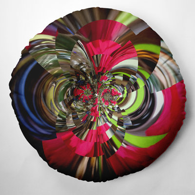 Abstract Reversible Throw Pillow