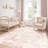 Modern Abstract Area Rug Non Slip Washable Rugs for Living Room Bedroom-Pink-74968590-82851853