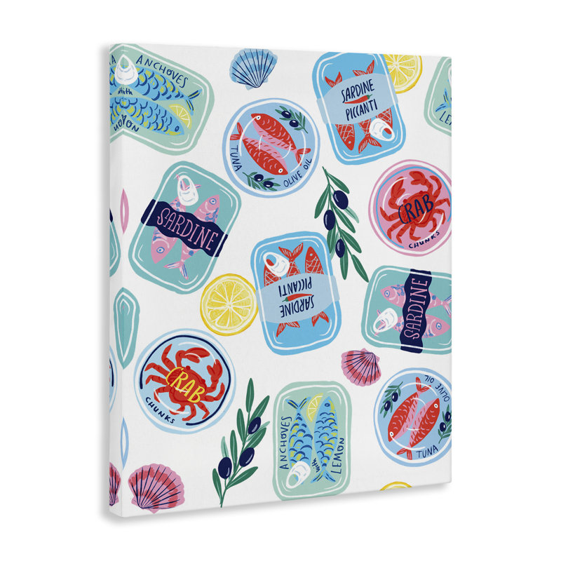 Art mural sur toile, collection Capri, H 30 po x l 24 po