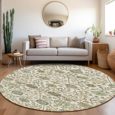 Tapis intérieur / extérieur ivoire Echo 