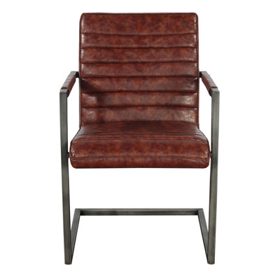 Faux Leather Armchair