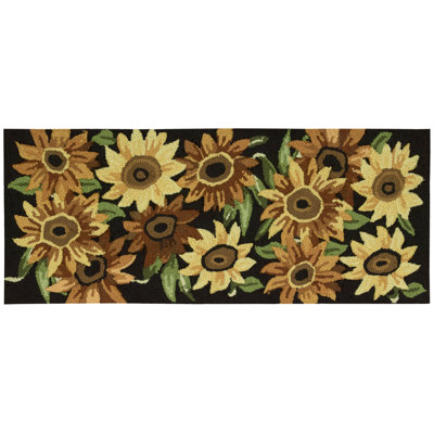 Tapis noir Stella