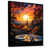 Black Floater Framed