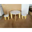 Kids Table And Chair Set, 3-Piece Toddler Table With 2 Chairs For Playroom, Bedroom, Preschool