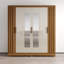 Armoire blanche avec miroir 76,8 "Valencia-1826690770