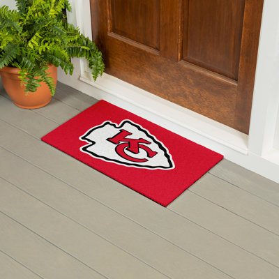 Tapis polychrome en PVC, 16 po x 28 po, Kansas City Chiefs