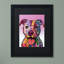 « cherish the pitbull », reproduction d’art sur toile encadrée-40372007-17980650