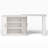 Extendable L-Shaped Vanity Table With Roller Shutter