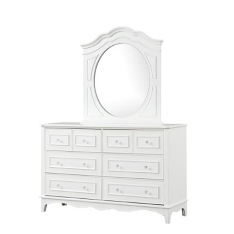 Commode 6 tiroirs avec miroir Eryonna