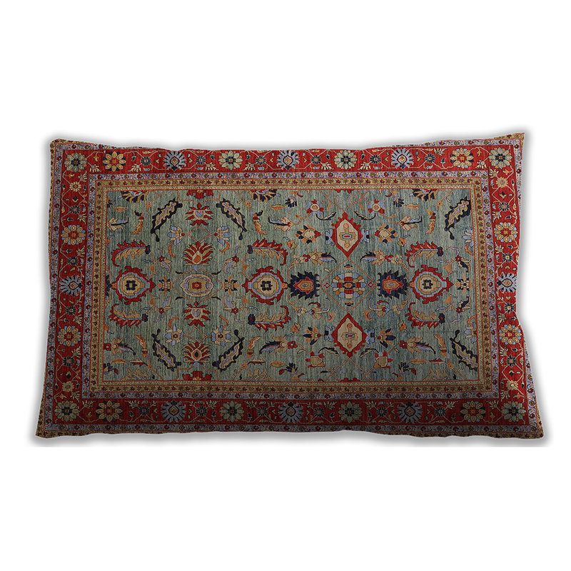 Seral Floral Outdoor Throw Pillow