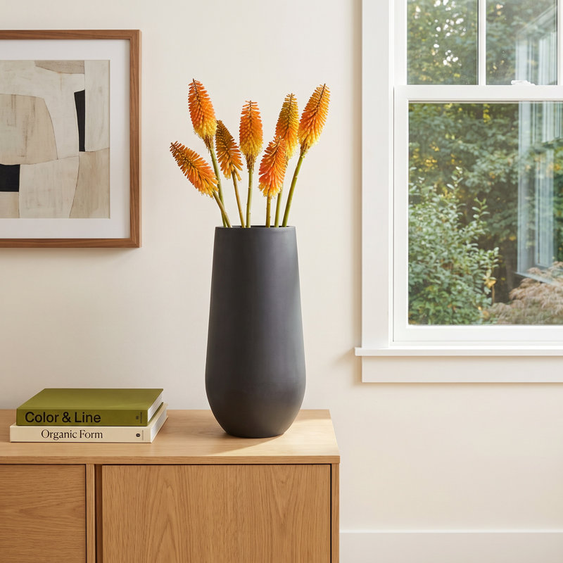 Kirsten Ceramic Table Vase, 27.5" H x 13.25" W x 13.25" D