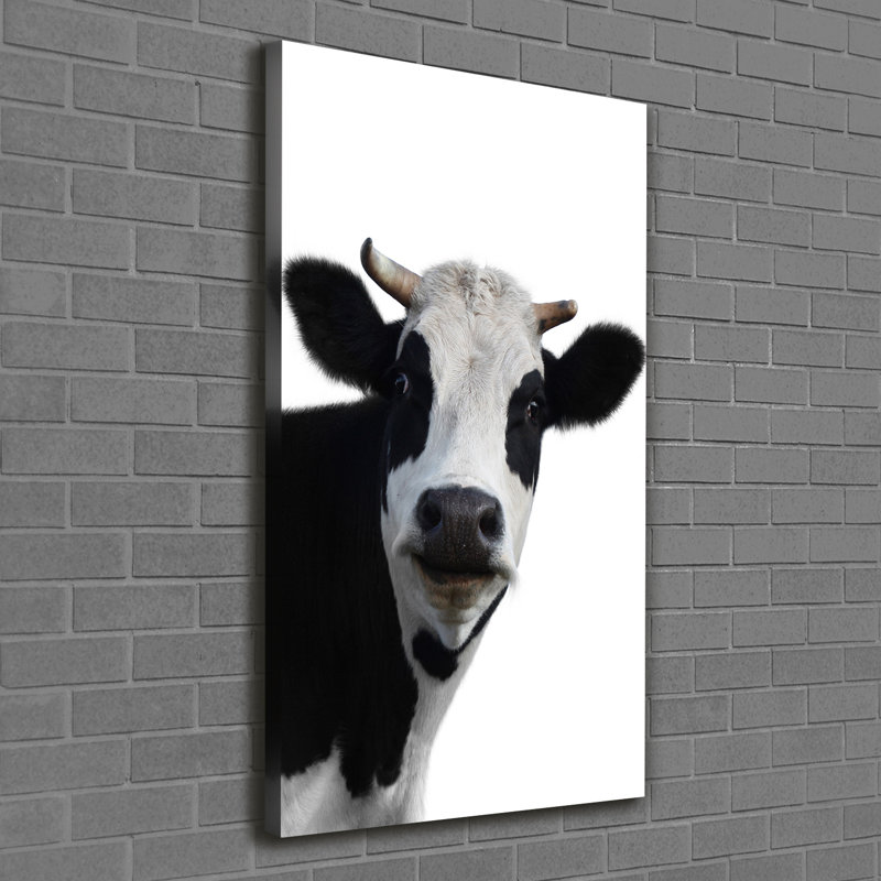 A Bred Cow - Wrapped Canvas Print