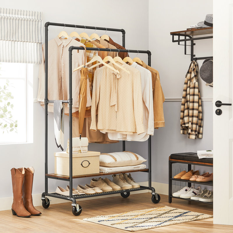 Mackworth 100 cm Rolling Clothes Rack