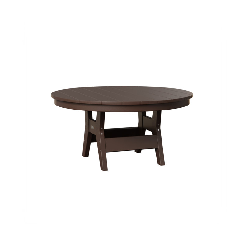 Table de conversation ronde 38 po Berlin Gardens Harbor, Chocolat / Brun