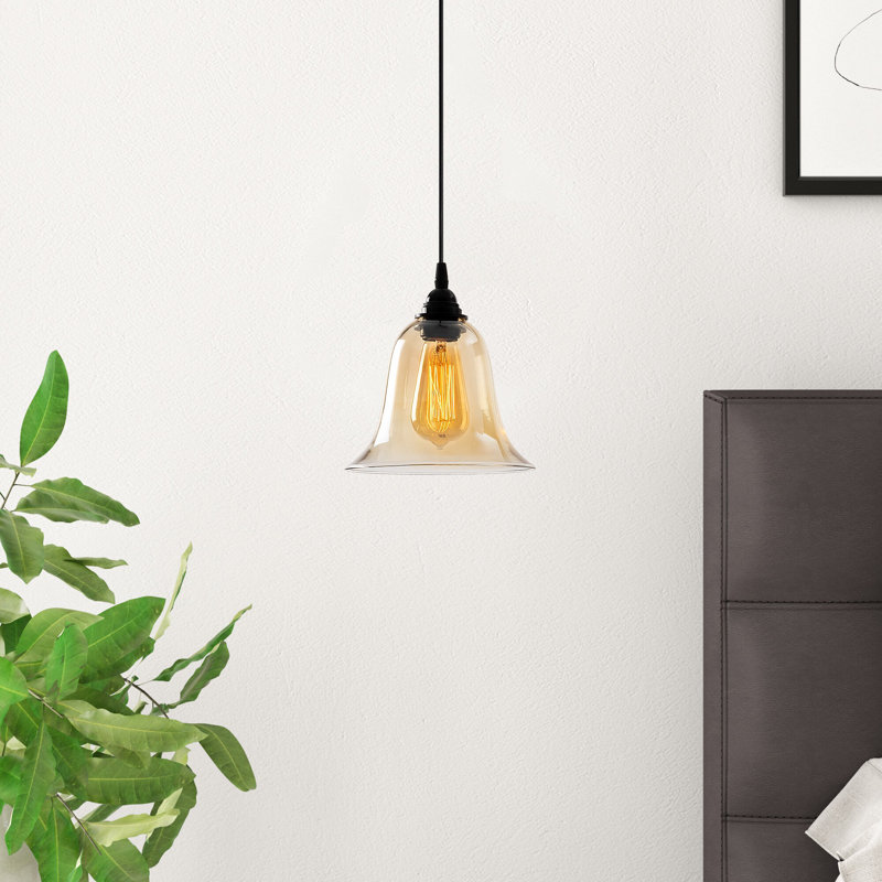 1 - Light Black Single Pendant