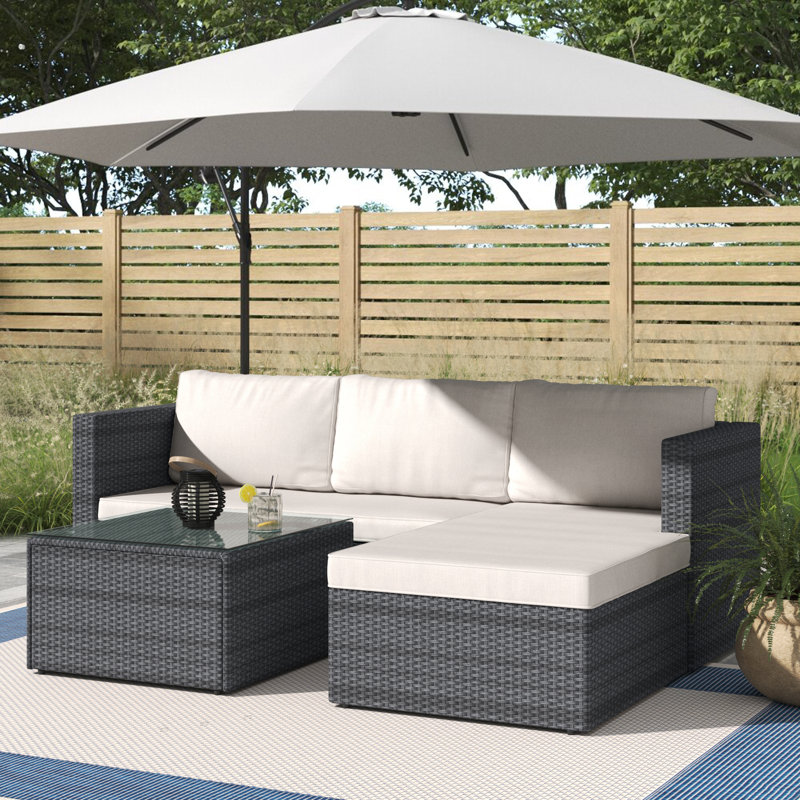 3 - Person Patio Conversation Set