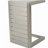 CAPE CORAL ALU C-SHAPED TABLE-1069194302
