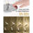 Modern Spiral Bedside Lamp - 3 Colours Touch Control LED Table Lamp,Silver