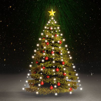 Lumières d'arbre de Noël pour lumières de Noël d'intérieur et d'extérieur