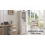 Grande armoire de rangement moderne avec portes et tablettes en verre - Buffet autoportant polyvalent avec tiroir pour le salon, la cuisine, la salle à manger et le bureau-704132777