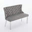 Banc en velours pour causeuse double-18259934-18957533
