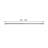 120" Adjustable Single Curtain Rod and Coordinating Finial Set-915956239
