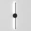 Nicarete Minimalistic Linear 1 - Light Black Flush Wall Mounted Sconce