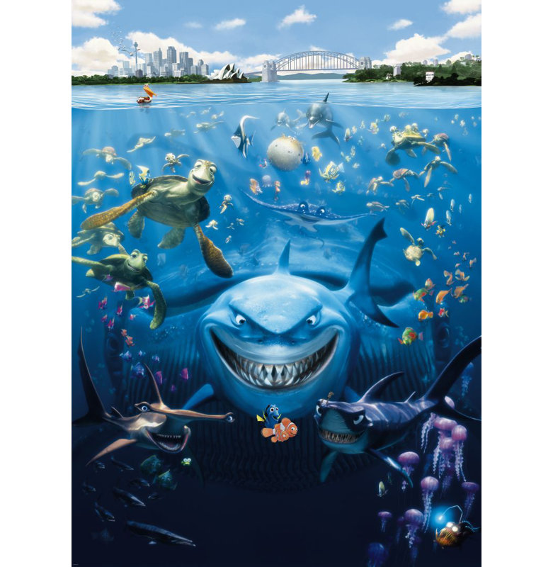 Nemo 1.84m x 254cm Wallpaper Roll