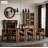 Marvi SERIFF EXTENSION DINING TABLE DARK WALNUT
