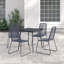 Denise 4 - Person Wicker Patio Dining Set with Square Table