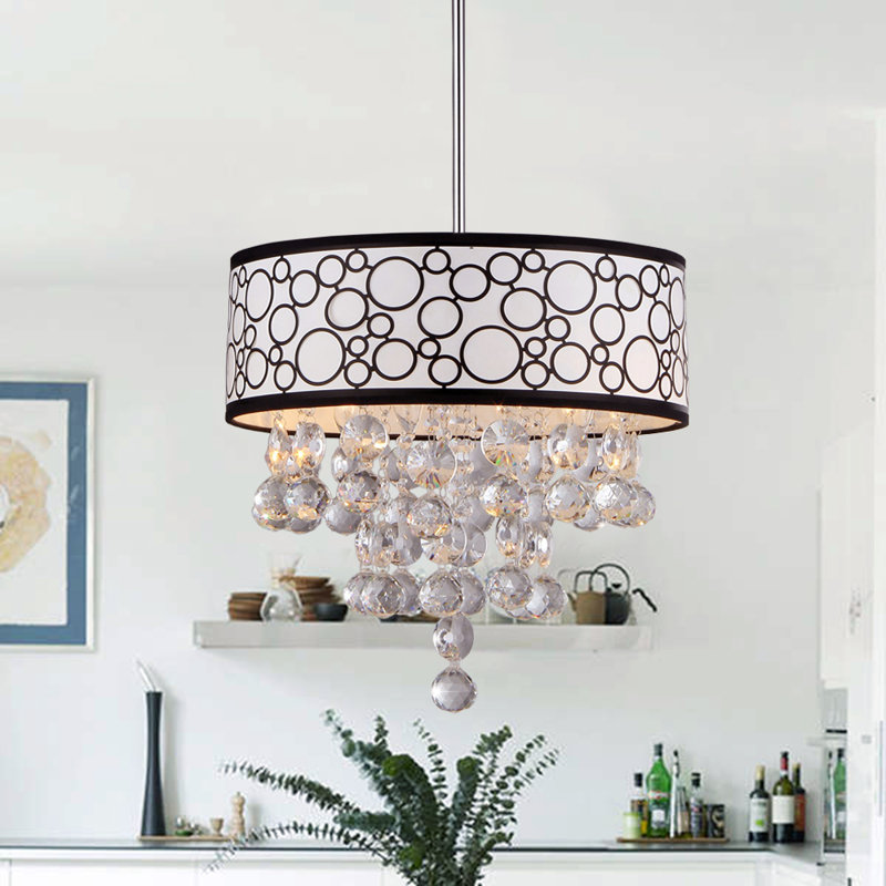 Luminaire suspendu à plusieurs niveaux 4 lumières unique Lucious