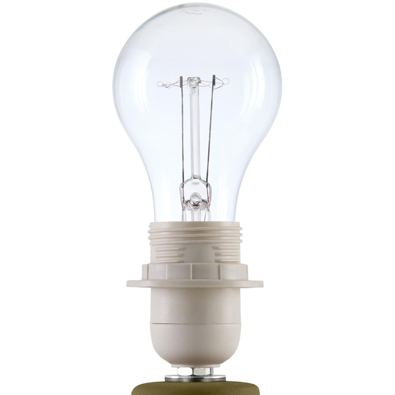 Lampe de table Momsen, Vert, Blanc / Blanc, 13"H x 8"W x 8"D