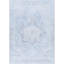Tapis oriental lavable en chenille bleu ciel Westbrook-1040096376