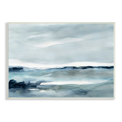 Paysage abstrait de l'océan polaire désolé