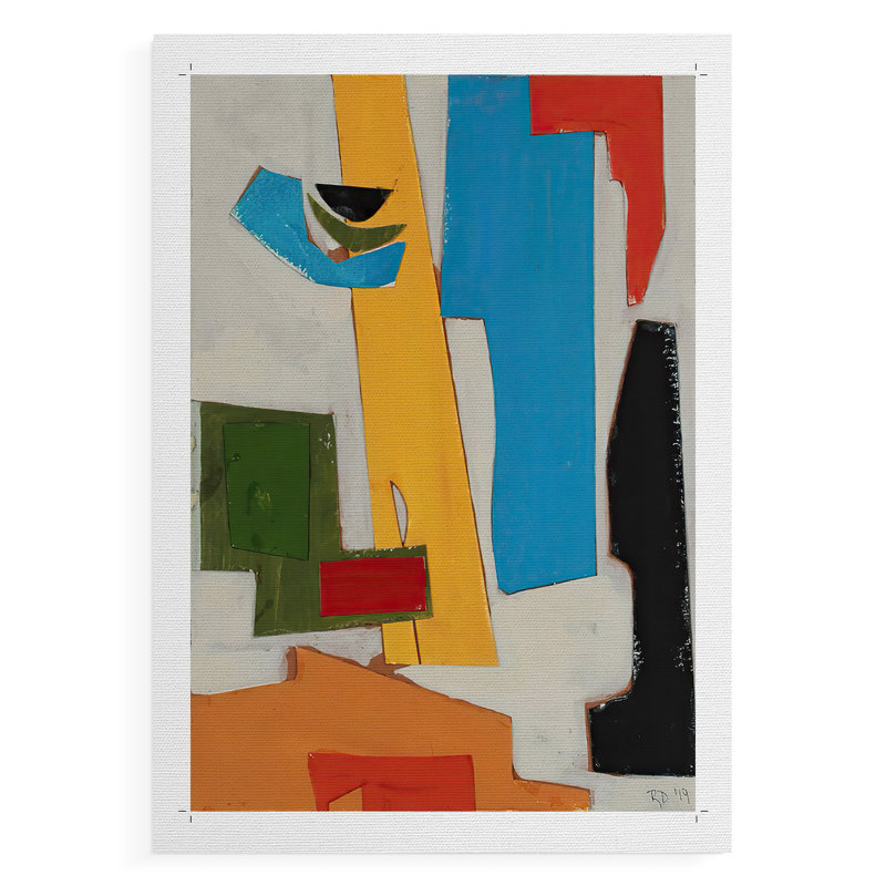 Village andalou - Impression sur toile seulement - NON-CADRE, H 18 po x l 12 po