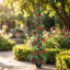 Artificial Rose Tree in Pot, Tall Faux Bloom Plant for Living Room, Bedroom or Home Decor-601566870-601566871