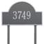 1-Line Lawn Address sign-728949175-728949174