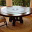 Plateau de table rond en verre trempé transparent 27,56 pouces Pratte-87649783