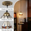 Luminaire suspendu en verre coloré Dragonfly E26