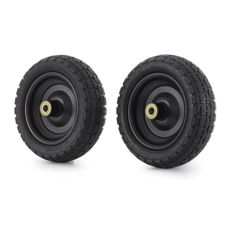 Replacement Tire For Utility Cart, 10" H x 10" W x 10" D