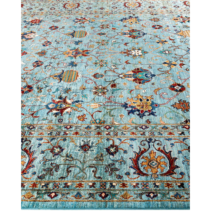 One-of-a-Kind Rectangle 8'9" X 12' Hand Knotted Area Rug